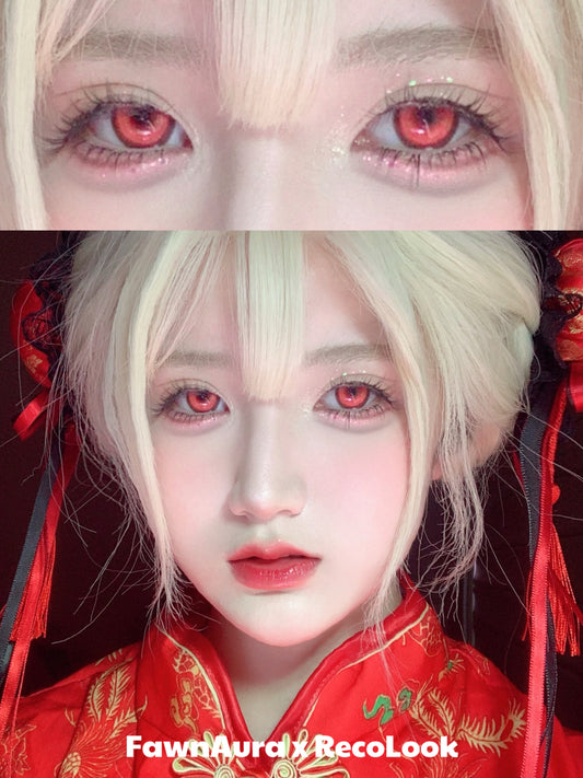 Koi Red Contact Lenses | 6 month